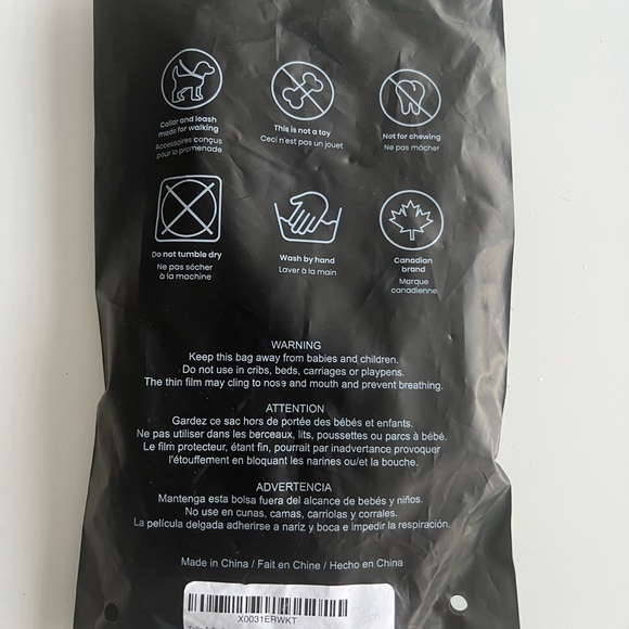 NWT Tella & Stella - Adjustable Nylon Dog Collar & Leash Set for Medium Dogs - Picture 2 of 5